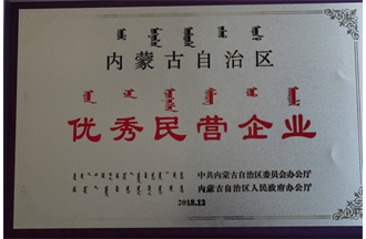 內(nèi)蒙古自治區(qū)優(yōu)秀民營企業(yè)